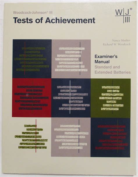 Woodcock johnson iii tests of achievement examiners manual. - Estudios críticos de traducción de literatura infantil y juvenil.