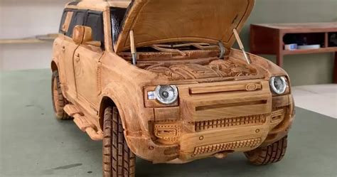 Wooden Land Rover Defender Model Pinterest.