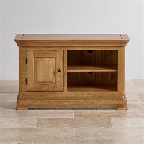 Wooden TV Unit Canterbury Solid Oak Oak …