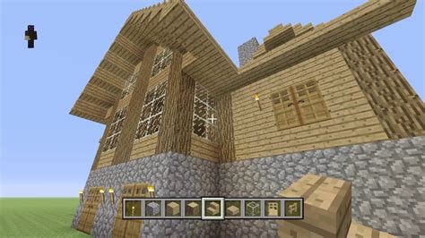 Wooden house minecraft construction handbook