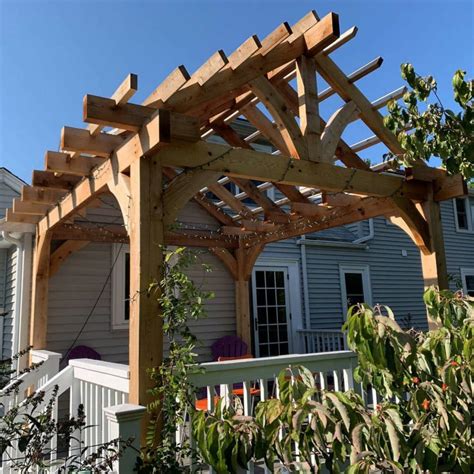 Wooden pergola with pitched roof. ... pitched roof or 3mtrs for any other type of roof. Within 2mtrs of a boundary the maximum height cannot exceed 2.5mtrs. Garden structures must have no ... 