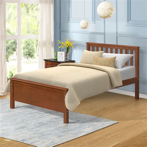 Wooden twin platform bed. Things To Know About Wooden twin platform bed. 