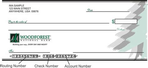 The routing number for Woodforest National Bank is 81226829. Woodforest National Bank is located at this address: 25231 Grogans Mill St 430, The Woodlands, Texas. In case of mail delivery, this is the full address you should use: To contact Woodforest National Bank by phone, call: (832) 375-2065.. 