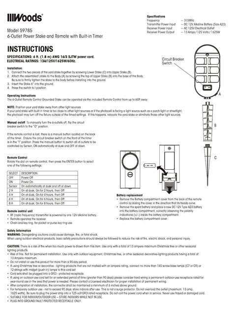 Woods 50015 timer instructions. Things To Know About Woods 50015 timer instructions. 