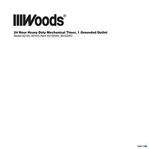 Woods timer manual.  50102 timer pdf manual download.  Download Woods 59745 P...