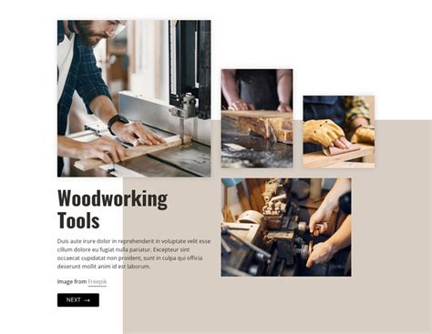 Woodworking Industry Website Template