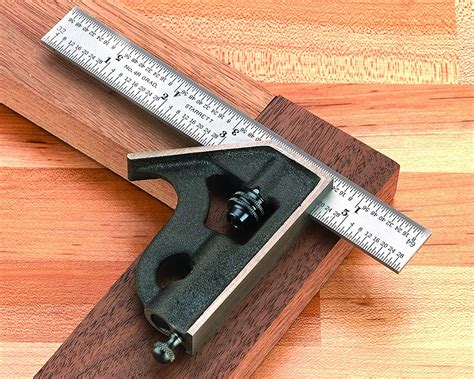 Woodworking tools list for beginners.  Combination Square: A Combination squ...