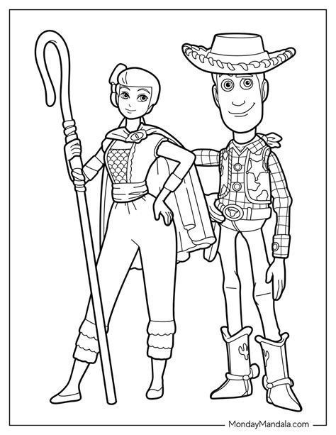 Woody Coloring Shee