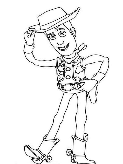 Woody For Coloring