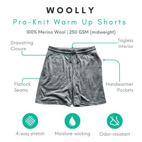 Woolly Pro-Knit Warm Up Shorts Review Merino Wool Gear