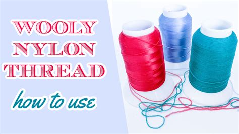 Wooly nylon thread. With outstanding feeling and elasticity, it is indispensabl...