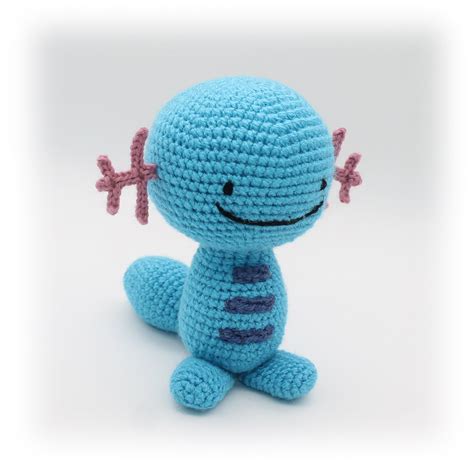Wooper Pokemon Crochet Pattern Axolotl Pokemon Pattern Etsy