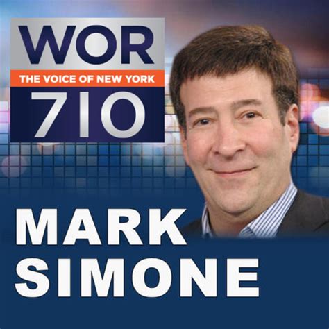 Mark Simone, the WOR network personality, has a ne