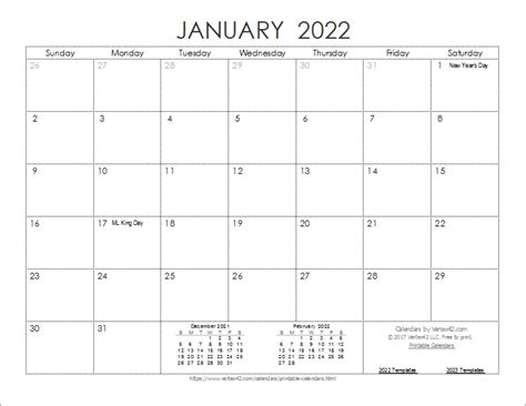 Word Calendar Templates 2022
