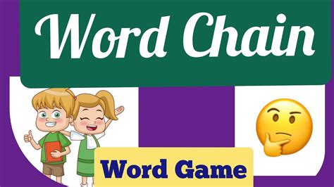 Word Chain Game YouTube