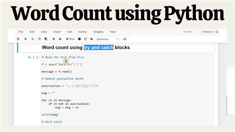 Word Count In Python with Source code Source Code & Projects