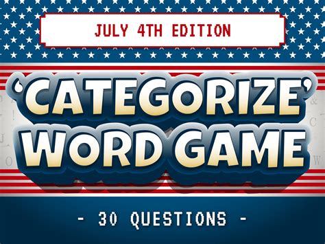 Word Game: July 15, 2023