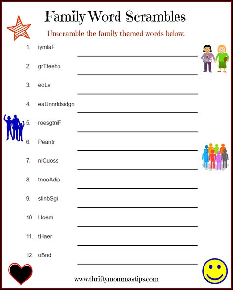 Word Games Printable