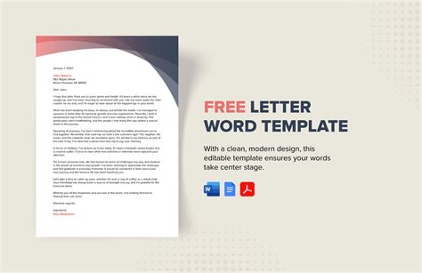 Word Letter Templates