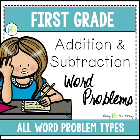 Word Problems For First Grade Primary Bliss Teaching