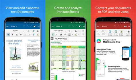 Word Processing Apps for Android Phones and Tablets