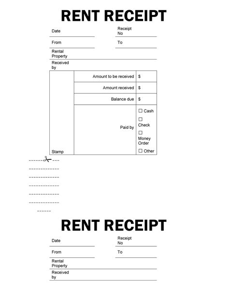 Word Receipt Template Free Template And Example