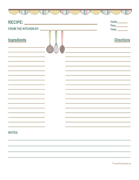 Word Recipe Template 6 Free Word Documents Download Free Premium Templates