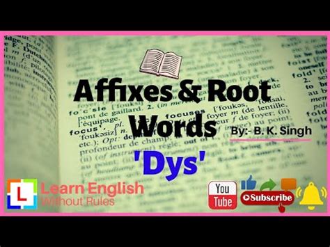 Word Root Exercise: Dys Mark