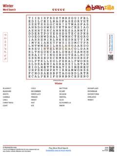 Word Search Brainzilla
