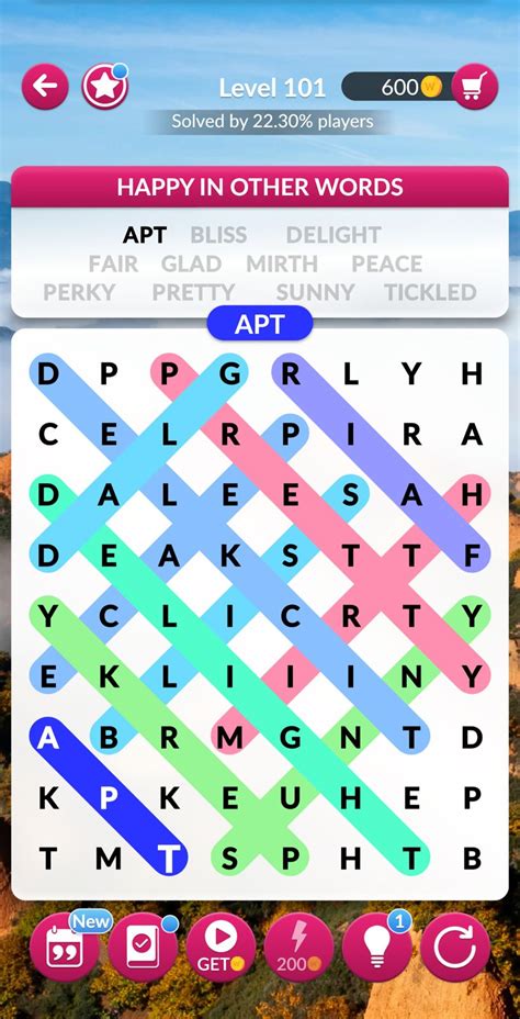 Word Search Explorer Level 101 Happy in other words Answers