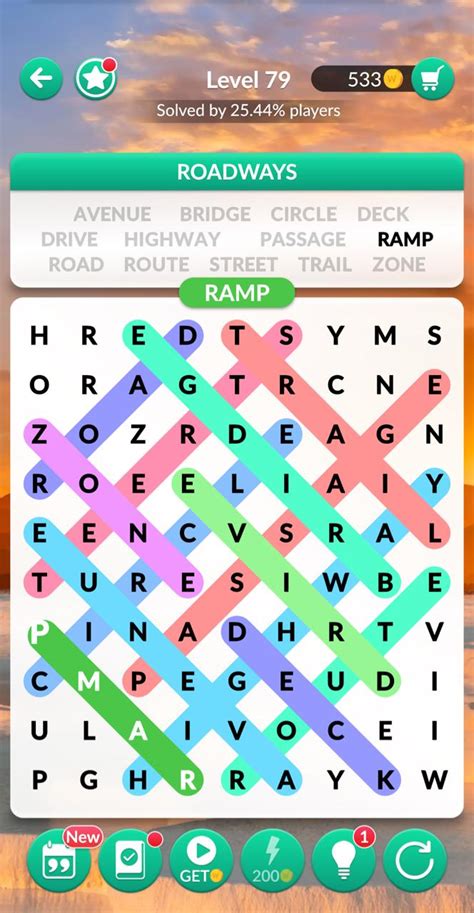 Word Search Explorer Level 79 Roadways Answers