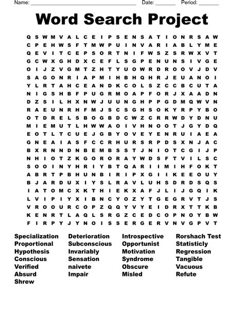 Word Search Project WordMint