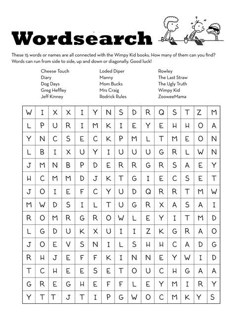 Word Searches Free Printable
