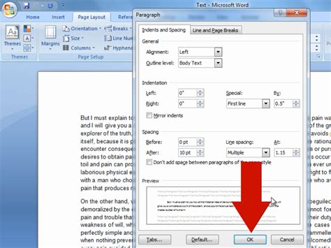 Word Shortcut Indent Paragraph Formatting Fundamentals