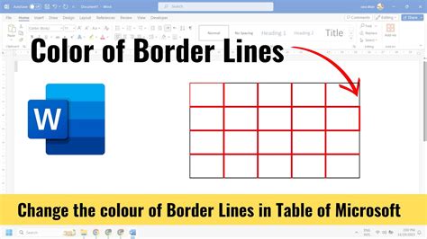 Word Table Change Color (2024) - YouTube