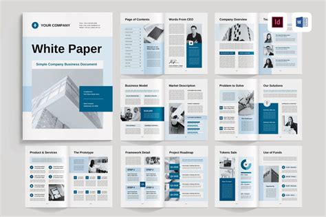 Word Template For White Paper