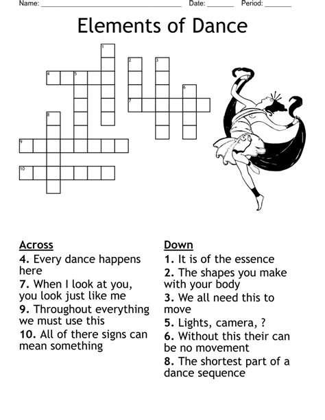 Word With Dance Or Drive Crossword