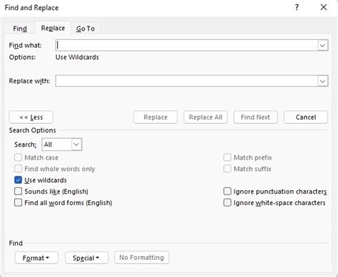 Word find and replace asterisk.  2.  Discover quick techniques to find, analyze, and rep...