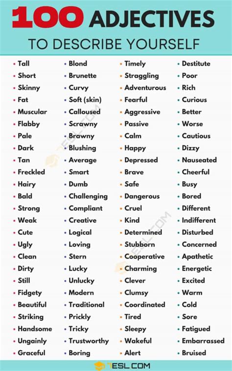 Word for Word That Describes Itself
