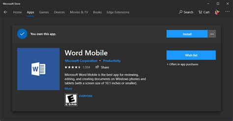 Word mobile download