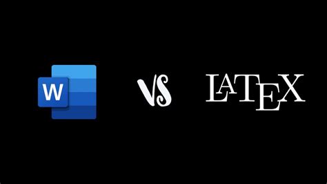 Word vs LaTeX YouTube