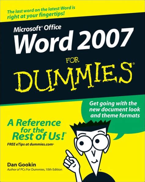 Full Download Word 2007 For Dummies By Dan Gookin