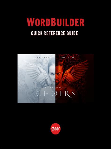 WordBuilder Quick Guide - Soundsonline