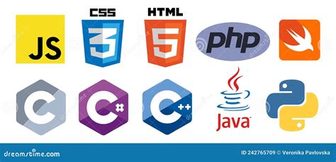WordPress, Android, Visual Studio, PHP, Java, Python, C.