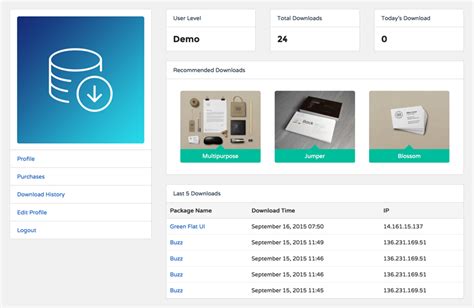 WordPress Download Manager has the easiest checkout option to give the user better experience in purchasing an item and which always increase the probability of successful completion of an order.