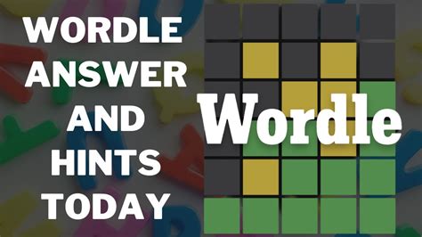 Wordle answer today for Monday 3rd October What is the word today for 471 
