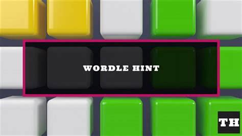 Be warned: This page contains spoilers for today's puzzle. . Wordlehint