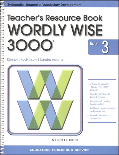 Wordly wise 3000 3 lesson 2. - A guide to teaching practice 5th edition.