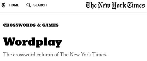 Wordplay blog new york times. The New York Times Crossword has an open submission system, and you can submit your puzzles online. For tips on how to get started, read our series, “ How to Make a Crossword Puzzle .” The ... 