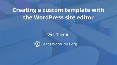 Wordpress Create Template